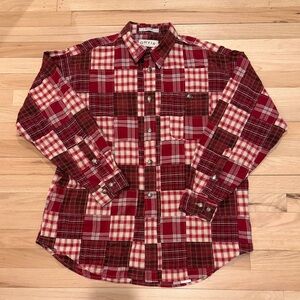 ORVIS Patchwork Madras Plaid Shirt